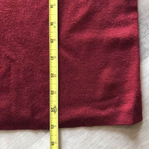 Women’s Pendleton Red Basic Capsule Career 100% Merino Wool Cardigan Large - Picture 5 of 5